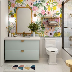 Цветная и яркая ванная комната: как преобразить санузел в Скале - skala.mebel54.com | фото