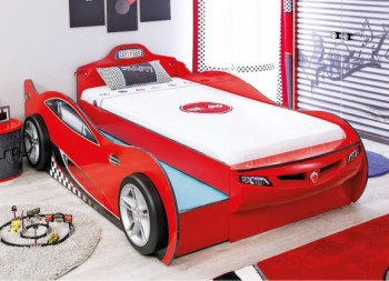 CARBED Кровать-машина Coupe с выдвижной кроватью Red 20.03.1306.00 в Скале - skala.mebel54.com | фото