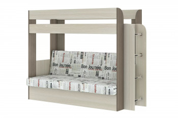 Дива Кровать 2-х ярусная с диванным блоком в Скале - skala.mebel54.com | фото