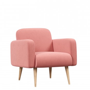 Уилбер ЛД.306010.000 Кресло (Светло-розовый, ткань UNI IDEA 1031) в Скале - skala.mebel54.com | фото