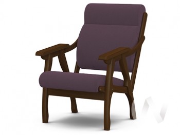 Кресло Вега-10 (орех лак/ULTRA PLUM) в Скале - skala.mebel54.com | фото