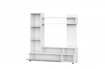 Мебель для гостиной "МГС 9" Белый / Цемент светлый в Скале - skala.mebel54.com | фото
