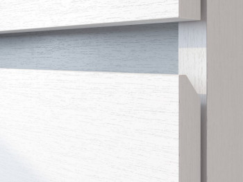 Модульная система "Токио" Комод 4 ящика Белый текстурный / Белый текстурный в Скале - skala.mebel54.com | фото