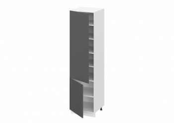 Норд П1 600Н Пенал (премьер) высокий (Софт даймонд/корпус Белый) в Скале - skala.mebel54.com | фото