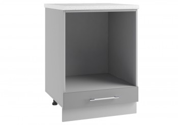 Норд ШНД 600 Шкаф нижний духовой (Софт даймонд/корпус Белый) в Скале - skala.mebel54.com | фото