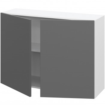 Норд ШВ 1000 Шкаф верхний (Софт даймонд/корпус Белый) в Скале - skala.mebel54.com | фото