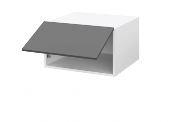 Норд ШВА 600 Шкаф верхний антресоль (Софт смок/корпус Белый) в Скале - skala.mebel54.com | фото
