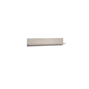 Полка навесная Саманта Дуб харбор белый в Скале - skala.mebel54.com | фото