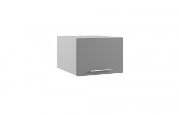 Ройс ГПГ 500 Шкаф верхний горизонтальный глубокий (Графит софт/корпус Серый) в Скале - skala.mebel54.com | фото