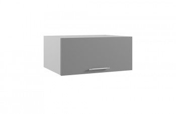 Ройс ГПГ 800 Шкаф верхний горизонтальный глубокий (Графит софт/корпус Серый) в Скале - skala.mebel54.com | фото
