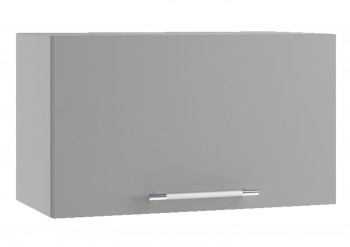 Ройс ПГ 600 Шкаф верхний горизонтальный (Графит софт/корпус Серый) в Скале - skala.mebel54.com | фото