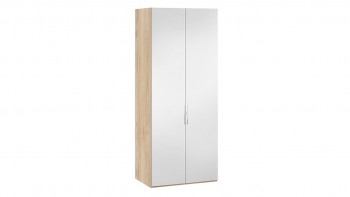 Шкаф для одежды с 2 зеркальными дверями «Эмбер» Яблоня Беллуно в Скале - skala.mebel54.com | фото