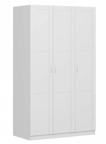 Шкаф трехдверный Пегас сборный белый в Скале - skala.mebel54.com | фото