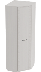 Шкаф угловой Элана 720 Бодега белая в Скале - skala.mebel54.com | фото