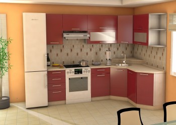Угловая кухня Максимус-24 2400х1700 мм в Скале - skala.mebel54.com | фото